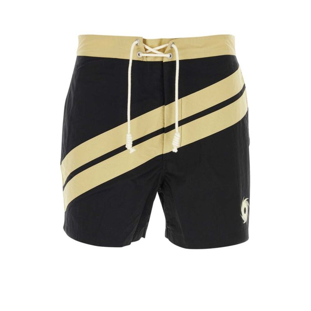 Palm Angels Men Two-Tone Nylon Swimming Shorts